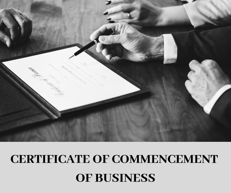 certificate -of-commencement