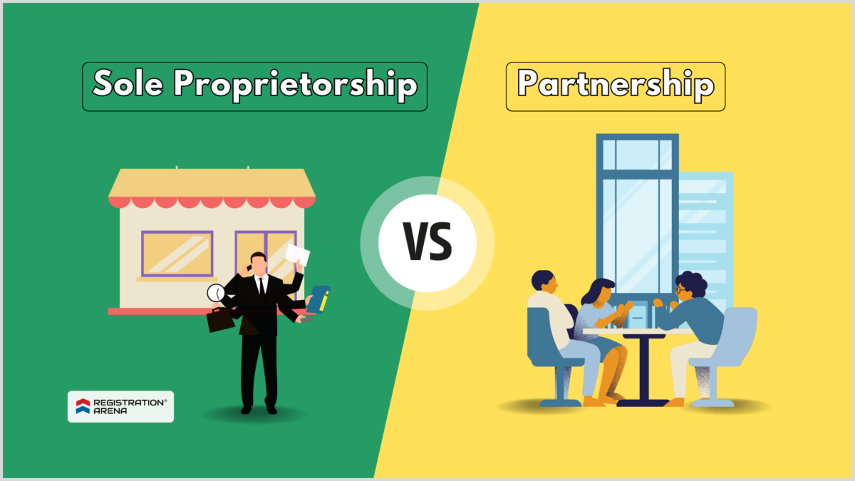 12 Major differences between Sole Proprietorship and Partnership